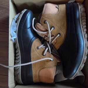 Bogs Classic Casual Lace Leather Women's Casual Boots, Cognac Multi, W8